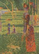 Georges Seurat Couple oil painting reproduction